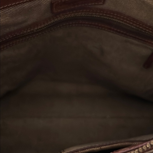 Dooney & Bourke Brown Leather Shoulder Bag - Picture 6 of 6